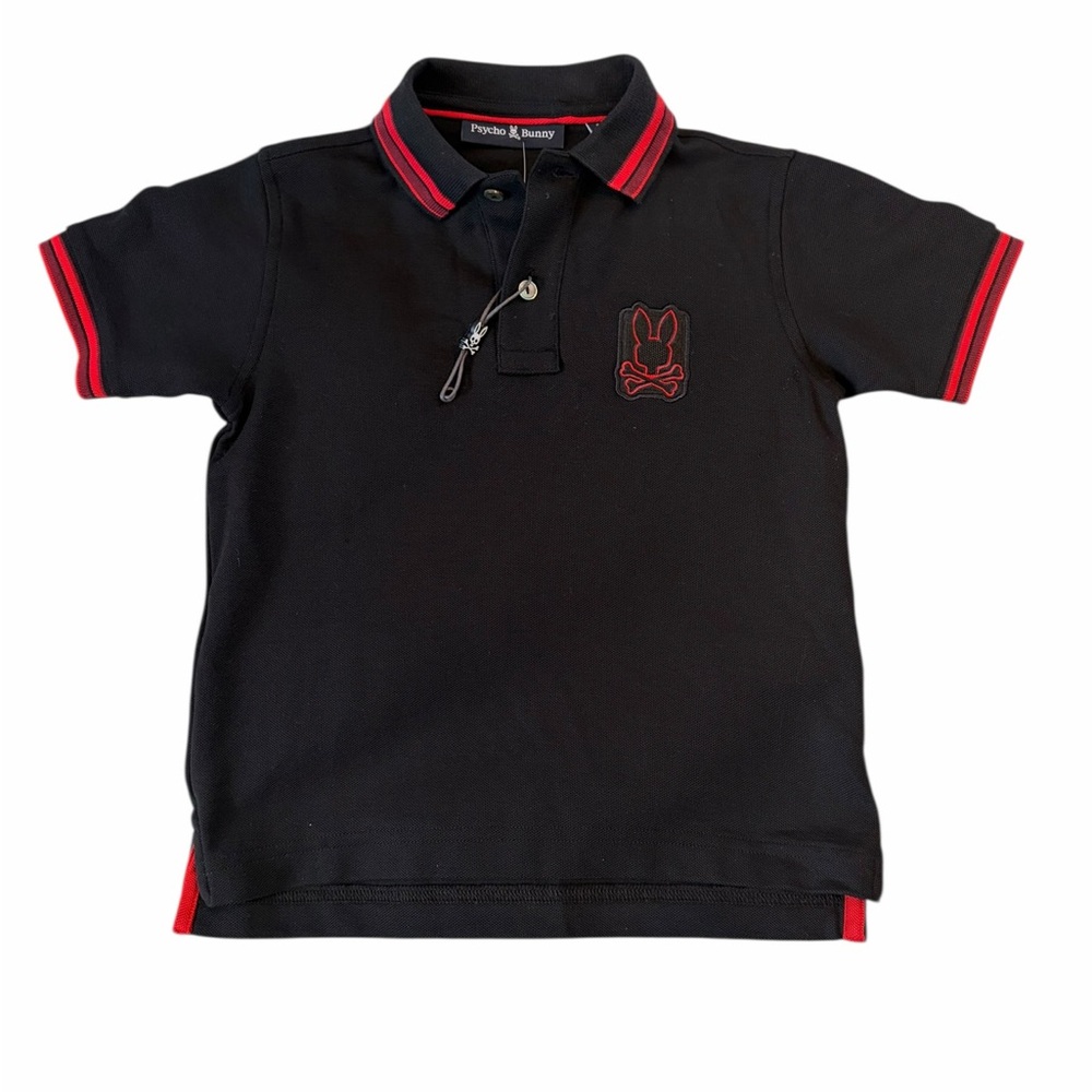 🚩Psycho Bunny Queensbury Piqué Polo Shirt - Little Kid 5T* NWT* - Picture 4 of 7